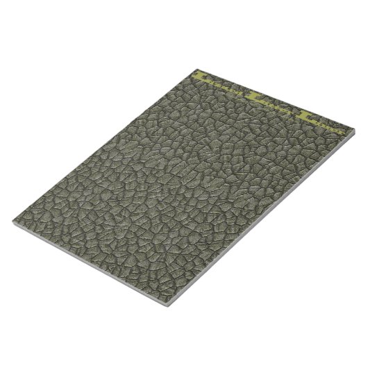 Lizard Litter Liner Green Scale Notizblock (angewinkelt)