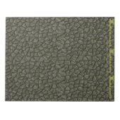 Lizard Litter Liner Green Scale Notizblock (Vorderseite)