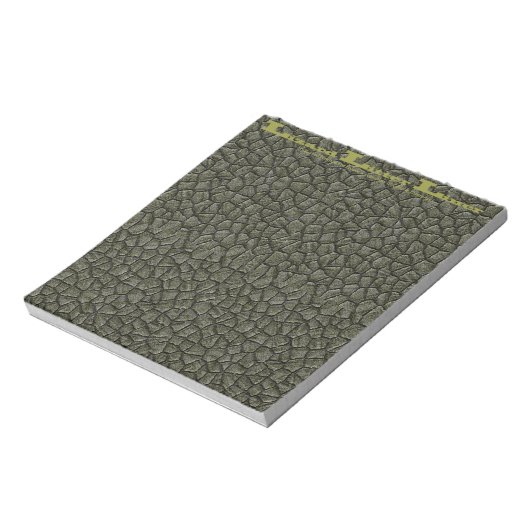 Lizard Litter Liner Green Scale Notizblock (Rotiert)