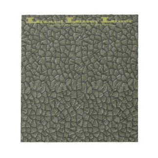 Lizard Litter Liner Green Scale Notizblock