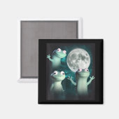 Lizard Lizard Lizard Funny Lizard Moon Trending Me Magnet (Vorderseite/Rückseite)
