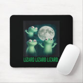 Lizard Lizard Lizard Funny Lizard Moon Trending Me Mousepad (Mit Mouse)