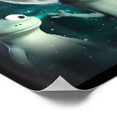 Lizard Lizard Lizard Funny Lizard Moon Trending Me Poster (Ecke)
