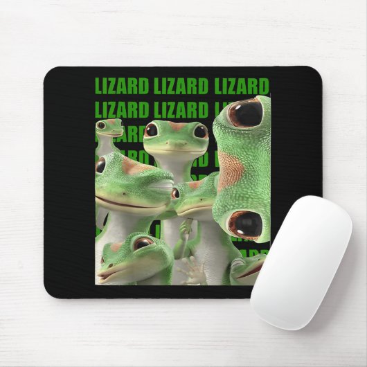 Lizard Lizard Lizard Funny Meme (2 Seite) _1 Mousepad (Mit Mouse)