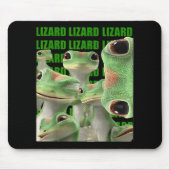 Lizard Lizard Lizard Funny Meme (2 Seite) _1 Mousepad (Vorne)