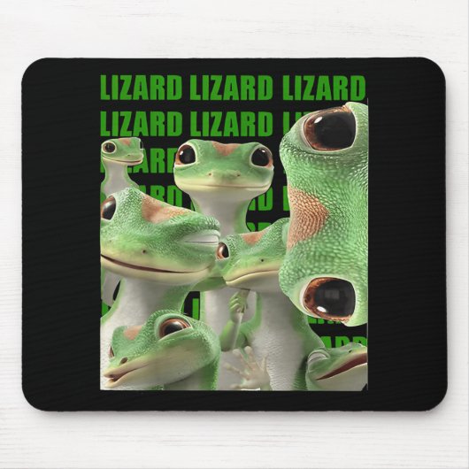 Lizard Lizard Lizard Funny Meme (2 Seite) _1 Mousepad (Vorne)