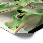Lizard Lizard Lizard Funny Meme (2 Seite) _1 Poster (Ecke)