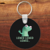 Lizard Lizard Lizard Funny Meme (2 Seiten) Schlüsselanhänger (Vorderseite)