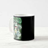 Lizard Lizard Lizard Funny Meme Lizard Bootleg Wei Kaffeetasse (Vorderseite Links)