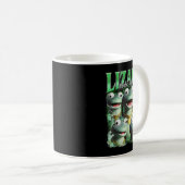 Lizard Lizard Lizard Funny Meme Lizard Bootleg Wei Kaffeetasse (VorderseiteRechts)