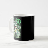 Lizard Lizard Lizard Funny Meme Lizard Bootleg Wei Kaffeetasse (Vorderseite Links)