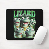 Lizard Lizard Lizard Funny Meme Lizard Bootleg Wei Mousepad (Mit Mouse)