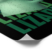 Lizard Lizard Lizard Funny Meme T - Shirt_2.png Poster (Ecke)