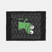 Lizard Lizard Lizard Funny Weirdcore Animal Meme G Fleecedecke (Vorderseite (Horizontal))
