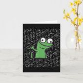 Lizard Lizard Lizard Funny Weirdcore Animal Meme G Karte (Gelbe Blume)