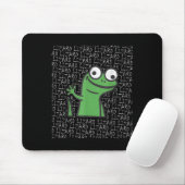 Lizard Lizard Lizard Funny Weirdcore Animal Meme G Mousepad (Mit Mouse)