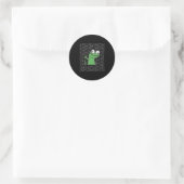 Lizard Lizard Lizard Funny Weirdcore Animal Meme G Runder Aufkleber (Tasche)