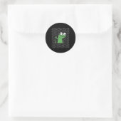 Lizard Lizard Lizard Funny Weirdcore Animal Meme G Runder Aufkleber (Tasche)