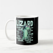 Lizard Lizard Lizard Funny Weirdcore Meme Viral Tr Kaffeetasse (Links)