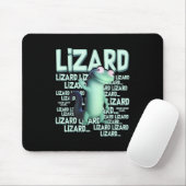 Lizard Lizard Lizard Funny Weirdcore Meme Viral Tr Mousepad (Mit Mouse)