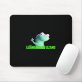 Lizard Lizard Lizard Funny Weirdcore Meme Viral Tr Mousepad (Mit Mouse)
