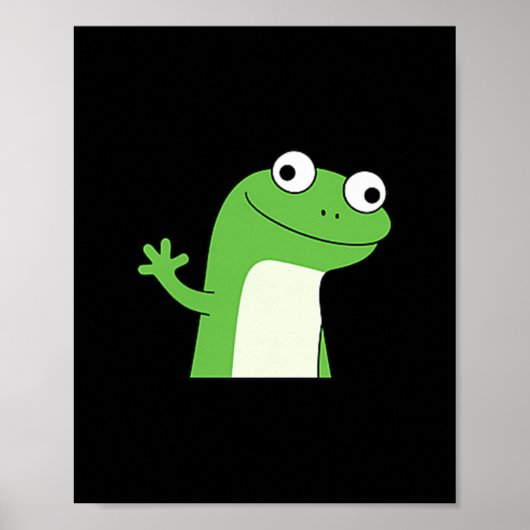 Lizard Lizard Lizard Funny Weirdcore Meme Viral Tr Poster (Vorne)