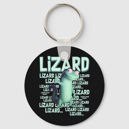Lizard Lizard Lizard Funny Weirdcore Meme Viral Tr Schlüsselanhänger (Vorderseite)
