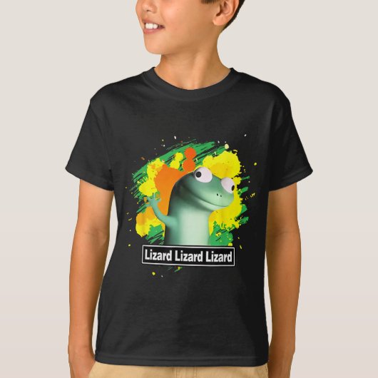 Lizard Lizard Lizard Shirt Funny Weirdcore (Vorderseite)