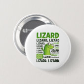 Lizard Lizard Lizard Shirt Funny Weirdcore Button (Vorne & Hinten)
