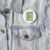 Lizard Lizard Lizard Shirt Funny Weirdcore Button (Beispiel)