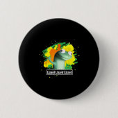 Lizard Lizard Lizard Shirt Funny Weirdcore Button (Vorderseite)