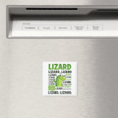 Lizard Lizard Lizard Shirt Funny Weirdcore Magnet (In Situ (Geschirrspüler))