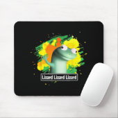 Lizard Lizard Lizard Shirt Funny Weirdcore Mousepad (Mit Mouse)
