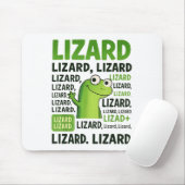 Lizard Lizard Lizard Shirt Funny Weirdcore Mousepad (Mit Mouse)