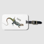 Lizard Luggage Tag Gepäckanhänger (Vorderseite (Horizontal))