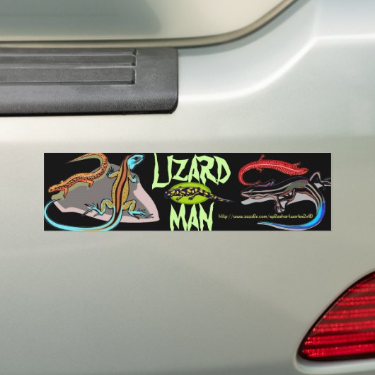 "Lizard Man" Autoaufkleber (Auf Auto)