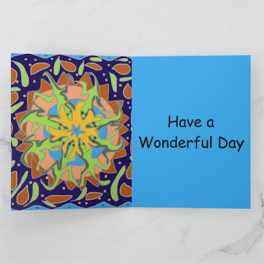 Lizard Mandala Karte (Innenseite)