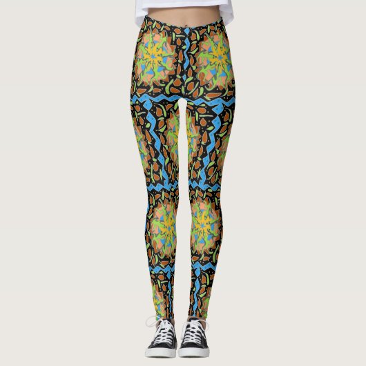 Lizard Mandala Leggings (Vorderseite)
