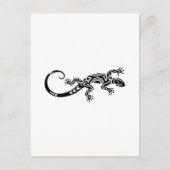 lizard Maori tattoo Postkarte (Vorderseite)