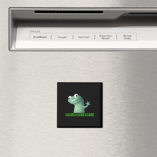 Lizard Meme Lizard Lizard Lizard Funny Graphic Magnet (In Situ (Geschirrspüler))