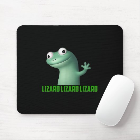 Lizard Meme Lizard Lizard Lizard Funny Graphic Mousepad (Mit Mouse)