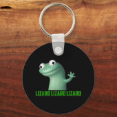 Lizard Meme Lizard Lizard Lizard Funny Graphic Schlüsselanhänger (Vorderseite)