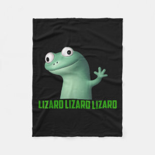Lizard Meme Lizard Lizard Lizard Funny Graphic T-s Fleecedecke