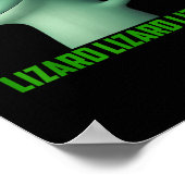 Lizard Meme Lizard Lizard Lizard Funny Graphic T-s Poster (Ecke)