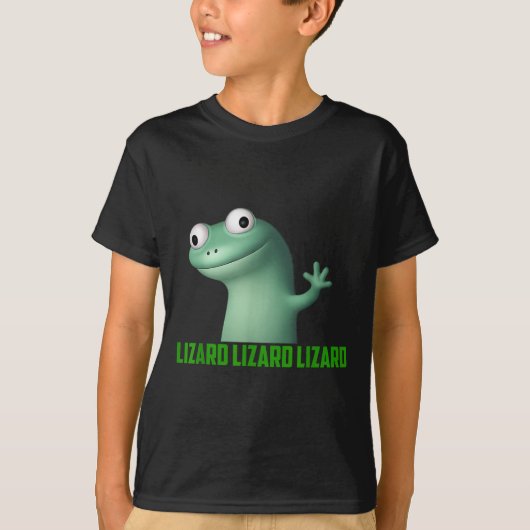 Lizard Meme Lizard Lizard Lizard Funny Graphic T-Shirt (Vorderseite)