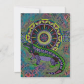 Lizard Mitteilungskarte (Vorderseite)