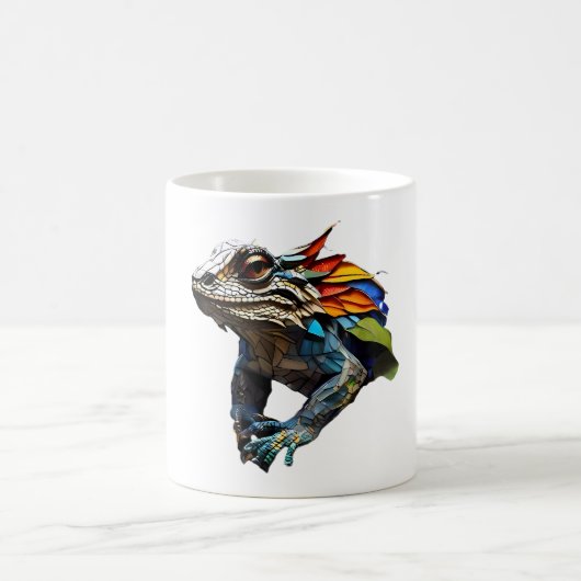 Lizard Mosaic Cup Festhalten Glas Design Kaffeetasse (Mittel)