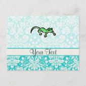 Lizard, Niedlich Postkarte (Vorderseite)