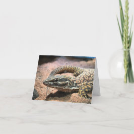 lizard notecard (message inside) karte