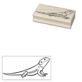 Lizard oder Iguana Reptile Gummistempel (Stempel)
